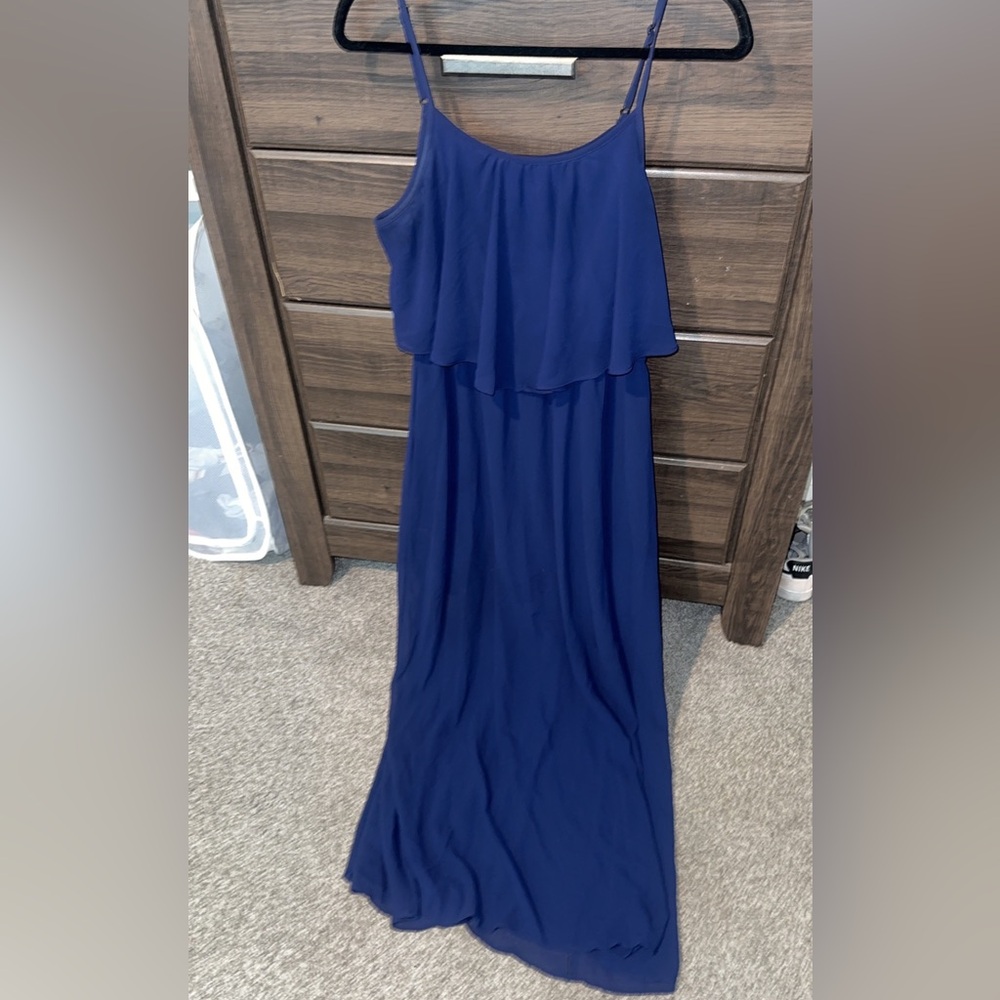 Long spaghetti strap dress